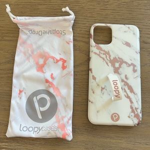 Loopy case IPhone 11 Pro Max, Pink Marble